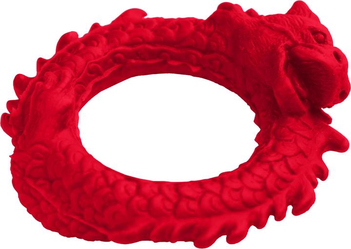 Produktbild Creature Cocks XR Brands Aufstieg des Drachen Silikon Penisring Rot (0.90 cm)