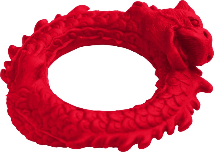 Produktbild Creature Cocks XR Brands Aufstieg des Drachen Silikon Penisring Rot (0.90 cm)
