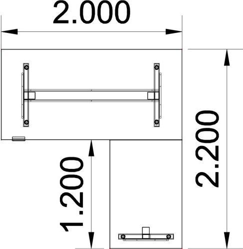 Image du produit Kerkmann Move6 (2000 x 1000 mm)