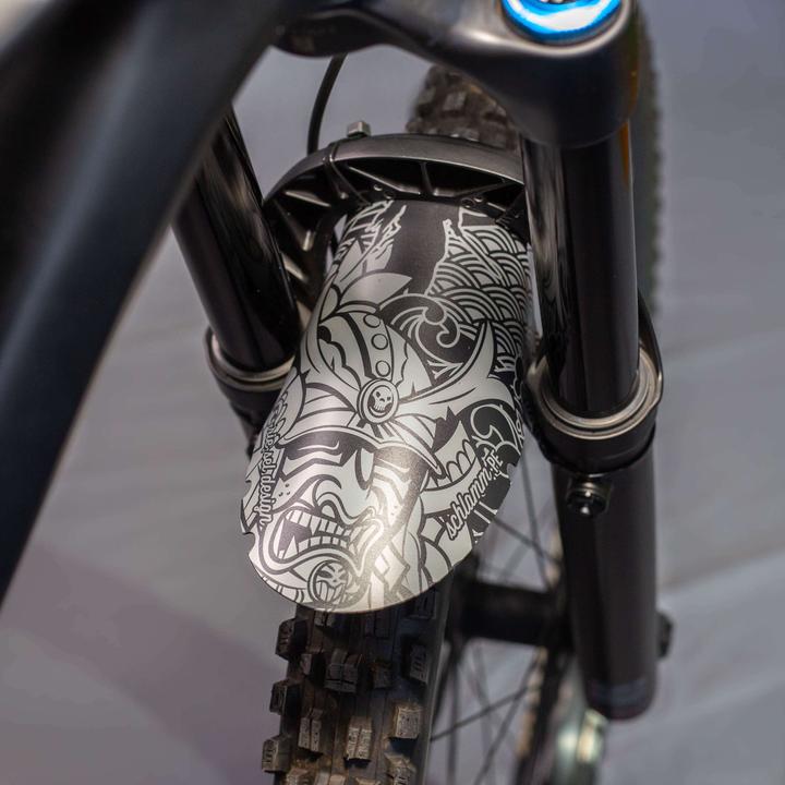 Actual product image riesel design Splash guard mud:PE Japan with packaging/cable ties