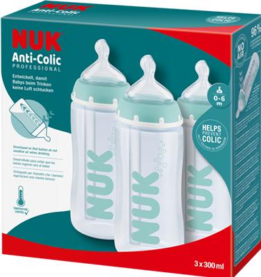 Produktbild NUK Anti-Colic Professional Babyflaschen Set mit Temperature Control