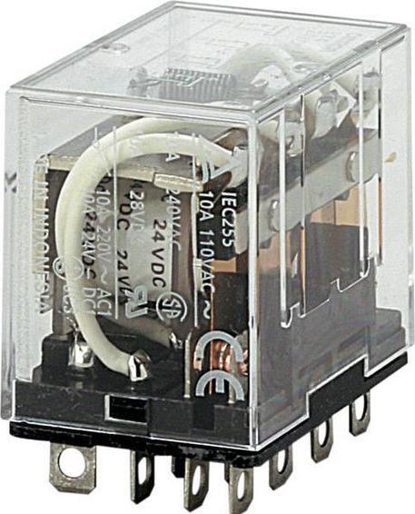 Produktbild Omron Industrial Automation Industrierelais LY 4 Wechsler AC 110V 10A Steckbare Anschlussklemme