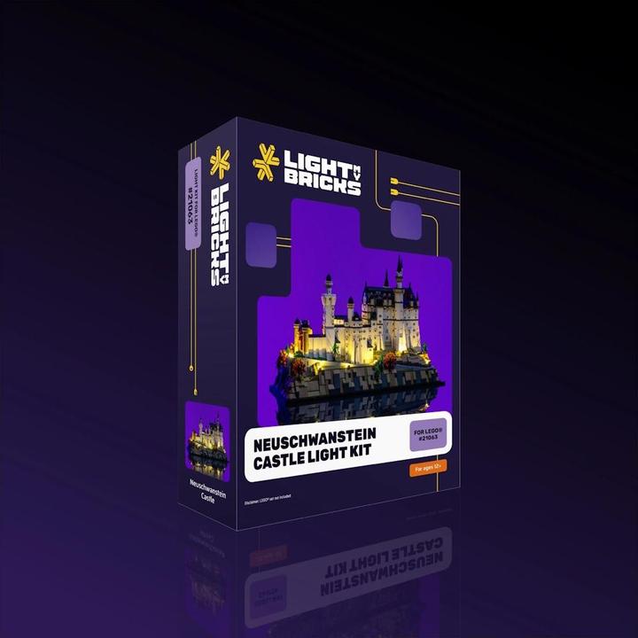 Produktbild Light my bricks LMB 2.0 LED Licht Set für LEGO® 21063 Schloss Neuschwanstein