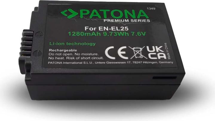 Actual product image Patona Premium EN-EL25 (Rechargeable battery)