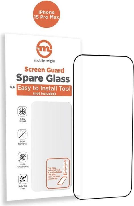 Actual product image Mobile Origin Orange Screen Guard Spare (1 pcs., Apple iPhone 15 Pro Max)