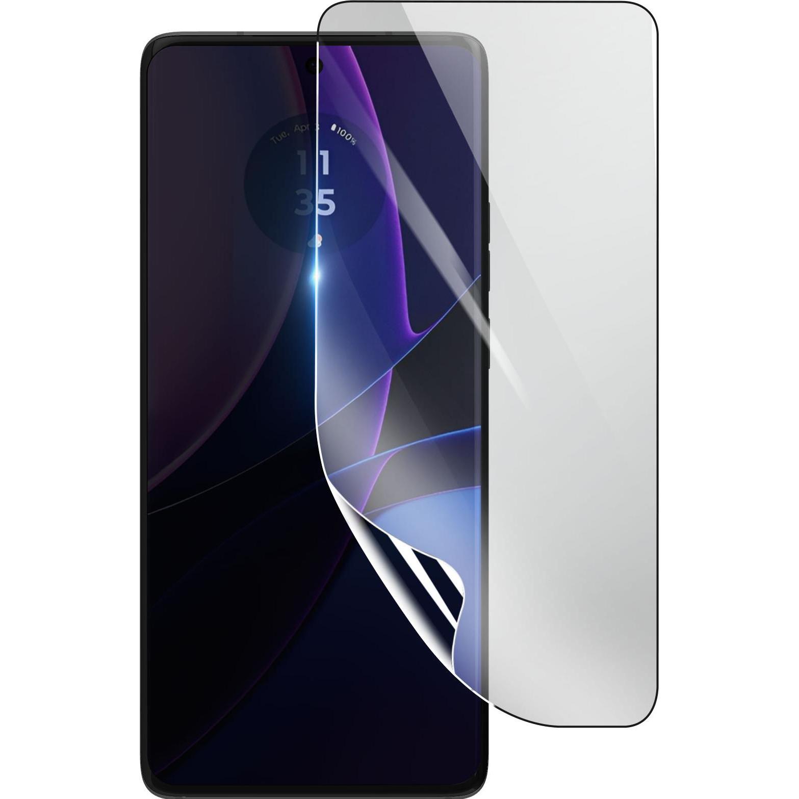 3MK Hydrogel Bildschirmfolie für Motorola Edge 40 (1 Stück, Motorola Edge 40), Smartphone Schutzfolie, Transparent