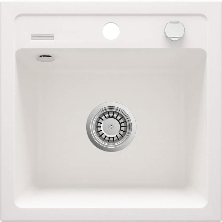Produktbild Deante ZORBA GRAN SINK 44X44X18 ZQZ A103 WHT (Einbauspüle, 60 cm, 49 cm)
