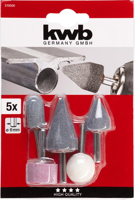 Image du produit kwb Jeu de meules sur tige 5 pièces
