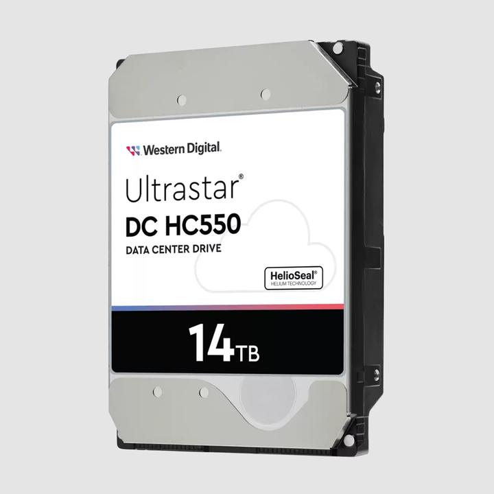 Actual product image WD Ultrastar DC HC550 14TB SE (14 TB, 3.5", CMR)