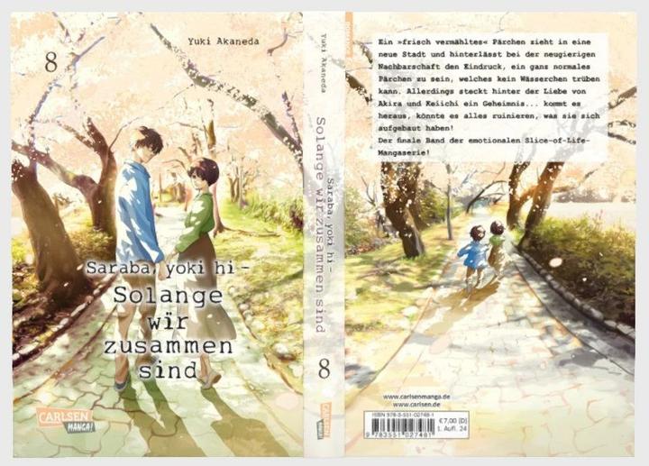Actual product image Saraba, yoki hi – Solange wir zusammen sind 8 (German, Yuki Akaneda, 2024)