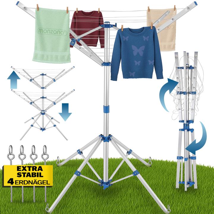 Produktbild Monzana Wäschespinne (14 m)
