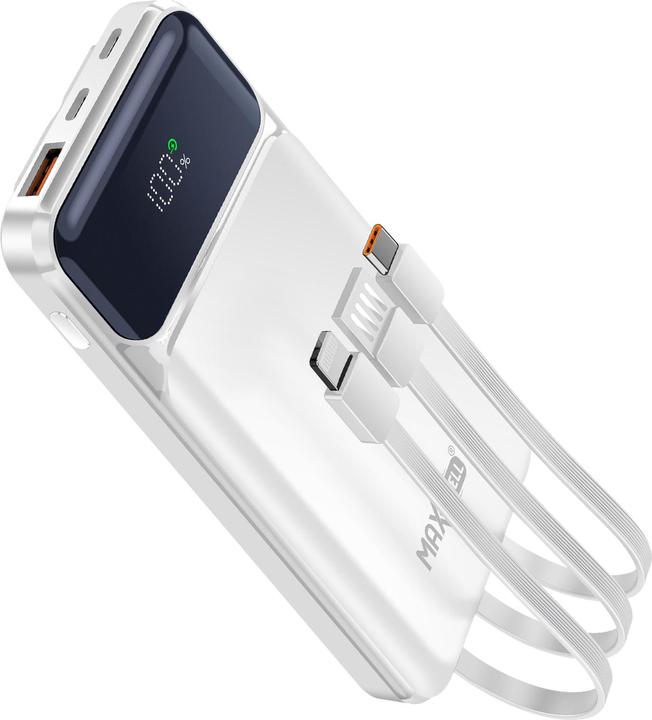 Image du produit Max Excell Powerbank 10000 mAh QC3.0 USB-C PD Kabel (10000 mAh, 22 W)