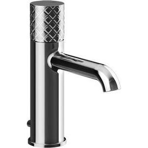 Gessi, Badarmatur, Habito Waschtisch-Einhebelmischer, mit Auslauf, mit Ablaufgarnitur, Ausladung 131mm, INTRECCIO