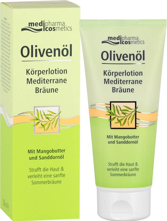 Image du produit Medipharma cosmetics Lotion corporelle à l'huile d'olive Bronzage méditerranéen, 200 ml Lotion (Lotion pour le corps, 200 ml)
