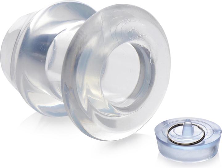 Image du produit Master Series Plug anal transparent creux avec bouchon