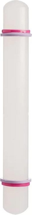 Actual product image Mason Cash Non-Stick Rolling Pin With Sizing Rings