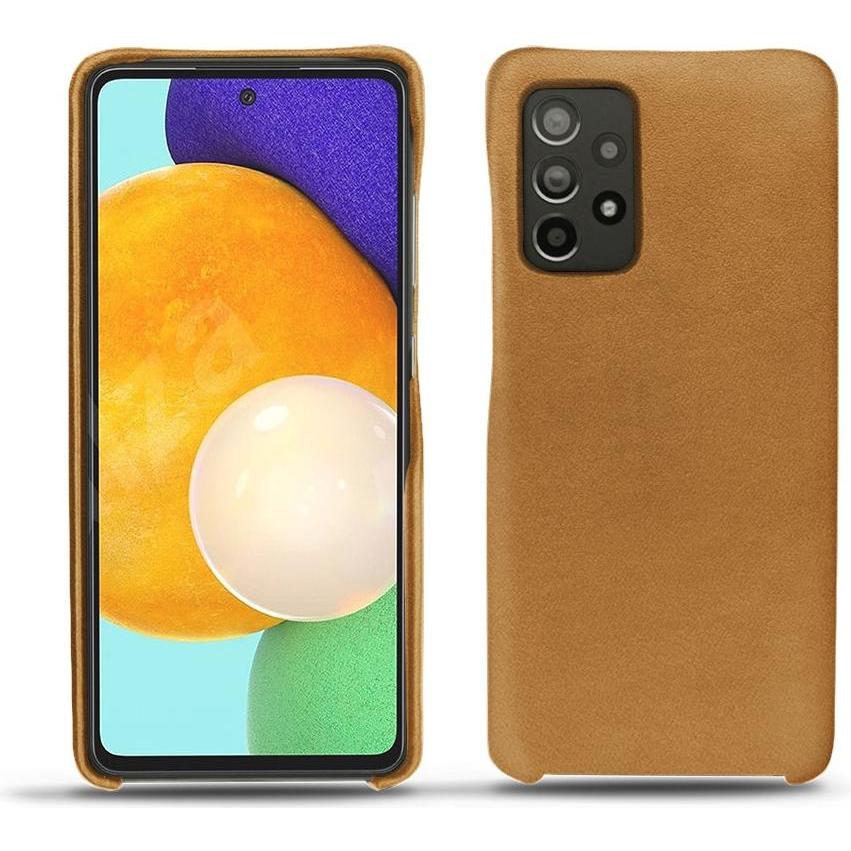 Noreve Lederschutzhülle (Samsung Galaxy A52), Smartphone Hülle, Braun