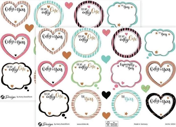 Immagine prodotto Avery Motivo adesivo A5 DEKO For You