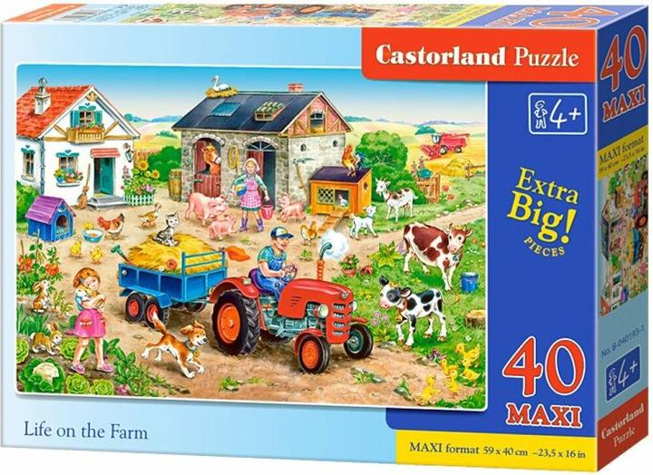 Castorland Puzzle 'On The Farm' – 120 Teile Für Kinder & Erwachsene, Fertige Größe 32x23 Cm, Perfekt Für Puzzleeinsteiger