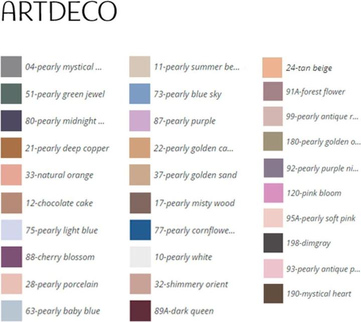 Actual product image Artdeco Pearl (92 Pearly Purple Night)