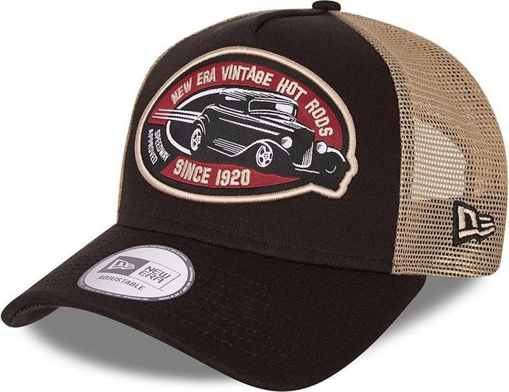 Produktbild New Era 9Forty A-Frame Trucker Cap - Hot Rod Schwarz (One Size)