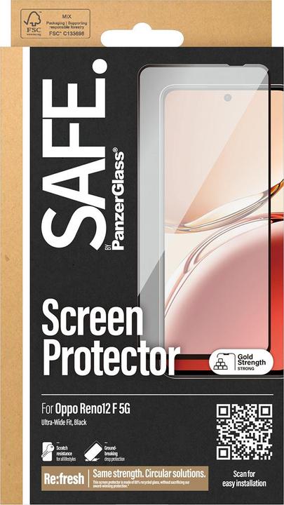 Image du produit PanzerGlass SAFE95996 (1 pcs, Oppo Reno12 F 5G)