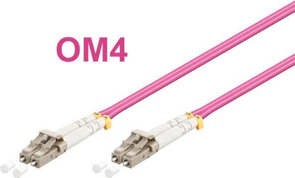 Actual product image OEM Optický patch cable duplex LC-LC 50/125 MM 3m OM4 (3 m)
