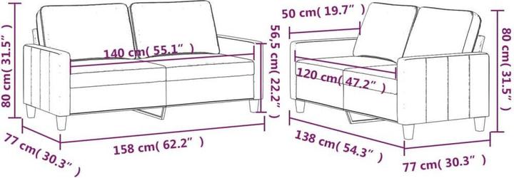 Image du produit vidaXL Ensemble salon de jardin 10 pièces avec coussins (2 places)