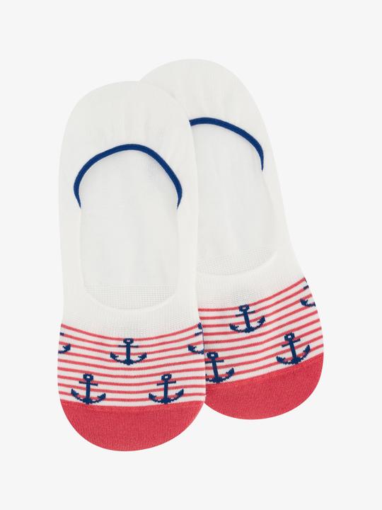 Immagine prodotto DillySocks Scarpe "Invisibles" color rosso rayé (43 - 46)