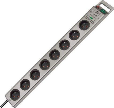 Immagine prodotto Brennenstuhl Super-Solid 8way, 2.5m (polycarbon) (8 x, CEE 7/5, 2.50 m)