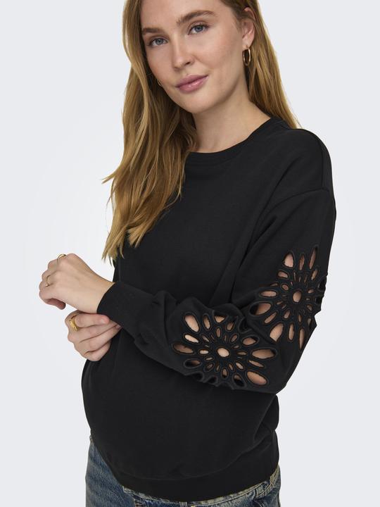 Image du produit Only Maternity Coupe normale Col rond Maternité Épaule basse Sweat-shirt (M)