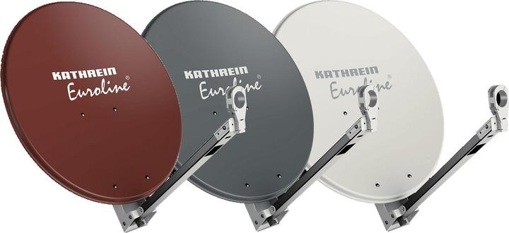 Actual product image Kathrein Parabolic antenna Euroline 75cm alu white KEA 750/W (Parabolic antenna, 37.40 dB, DVB-S / -S2)