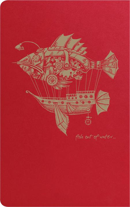 Actual product image Clairefontaine Flying Spirit Notebook (Checked, Soft cover)