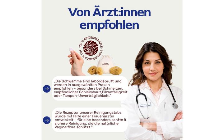 Immagine prodotto Hera Organics Starterkit Menstruationsschwämme (M)