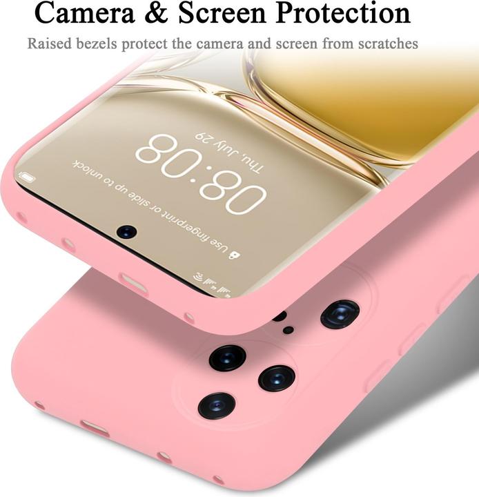 Actual product image Cadorabo TPU Liquid Silicone Case Cover for Huawei P50 PRO (Huawei P50 Pro)