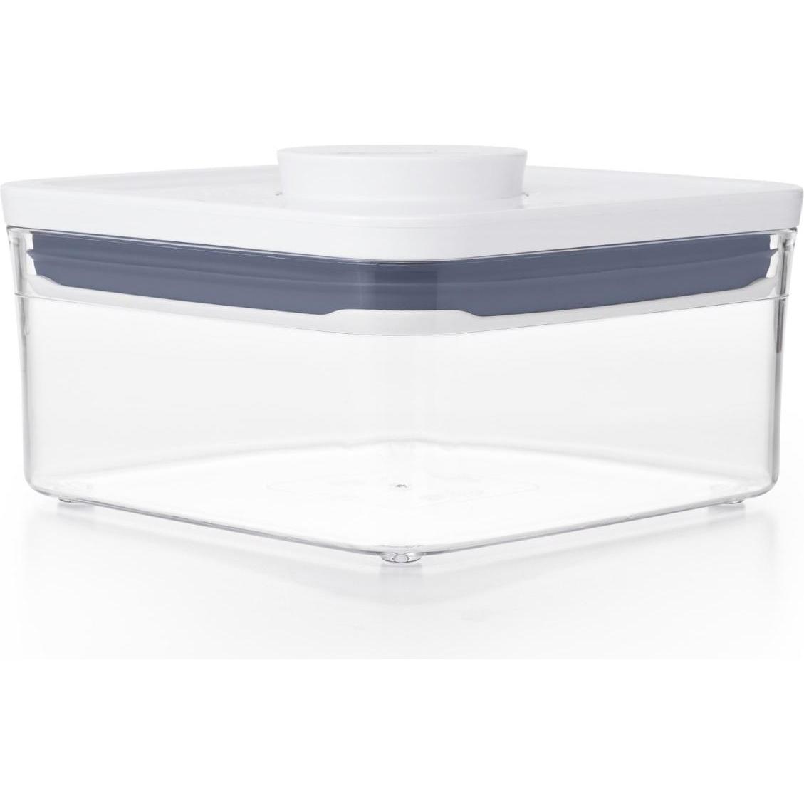 OXO POP 2.0 Behälter gross quadratisch, 16x16x8 cm, 1 l, Vorratsbehälter, Transparent