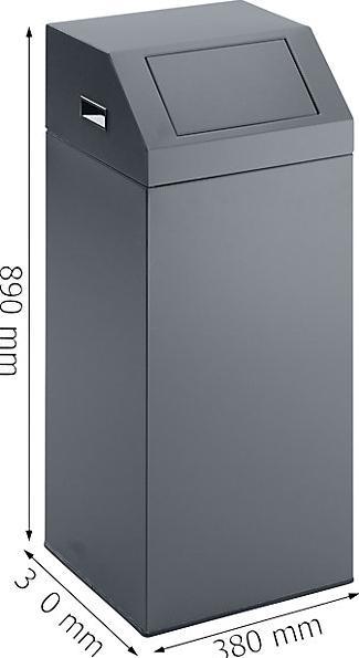 Actual product image eurokraft pro Recyclable waste collector (76 l)