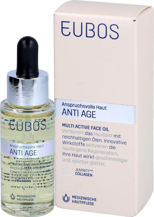 Actual product image Eubos ANTI AGE Multi Active Face Oil, 30 ml OEL (Body oil, 30 ml)