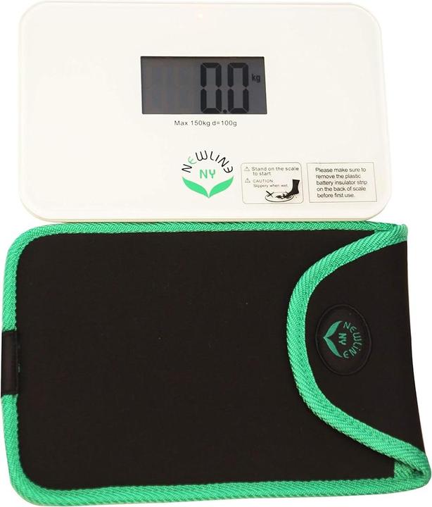 Image du produit Newline NY Reise-Personenwaage mit Schutzhülle (150 kg)