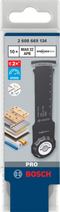 Produktbild Bosch Professional Zubehör PRO MAII 32 APB Blatt für Multifunktionswerkzeuge, 32 x 80 mm