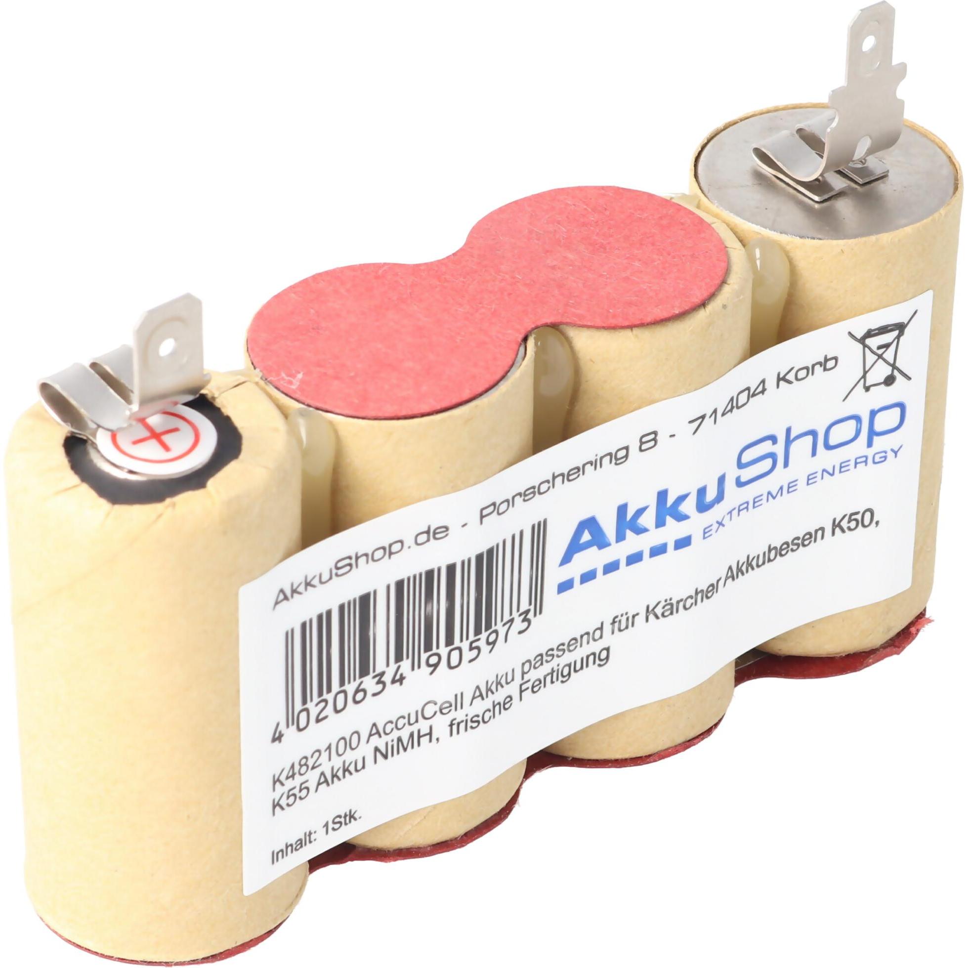 Kärcher Akku Akkubesen K50mAh, K55 Hochleistungsakku, Staubsauger Zubehör