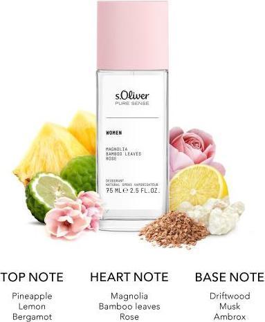 Actual product image S.Oliver Women Deodorant Naturel (Spray, 75 ml)