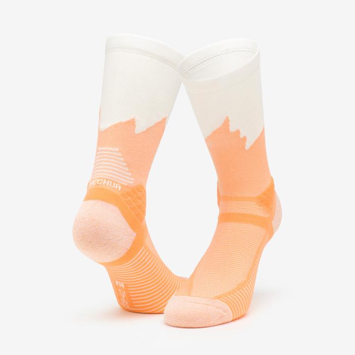 Immagine prodotto Quechua Wandersocken hoch 2 Paar - Hike 500 grau/orange (35 - 38)