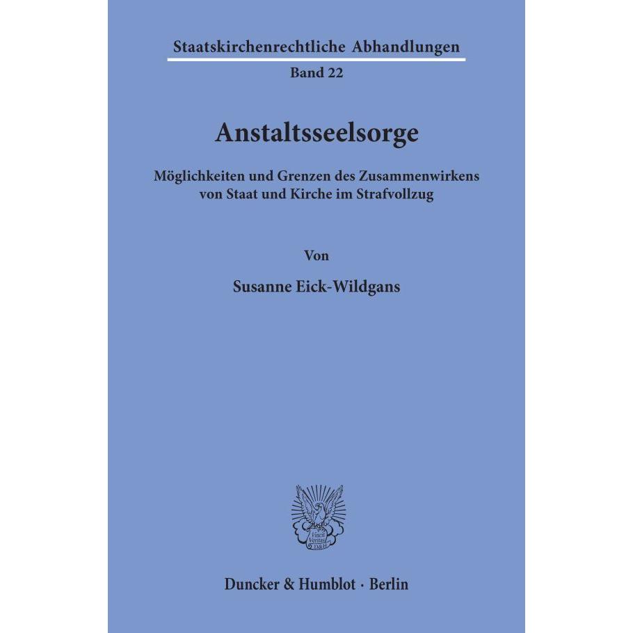 Anstaltsseelsorge, Fachbücher