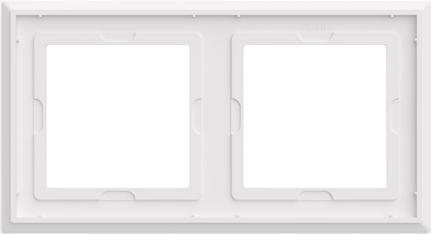 Produktbild Homematic IP HmIP Set 1xGlastaster + Thermostat + Rahmen 2 Fach