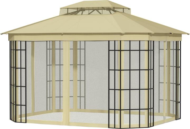 Produktbild Outsunny Pavillon mit Doppeldach (365 cm, 300 cm)