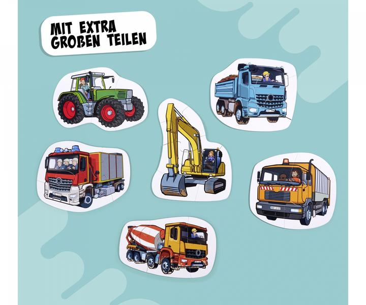 Immagine prodotto Noris 6 primi puzzle - Veicoli (20 pezzi)