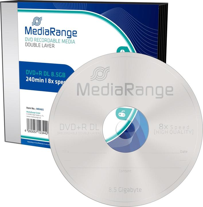 Produktbild MediaRange Dvd+R (1x)