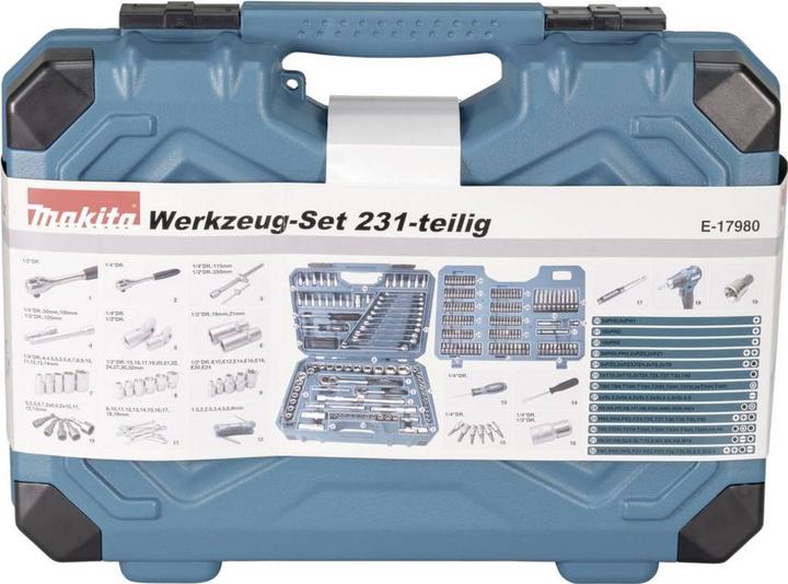 Produktbild Makita Handwerkzeug-Set (231 Teile)