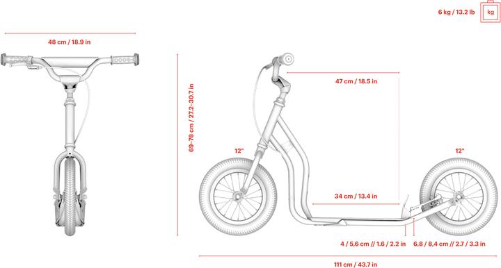 Actual product image Yedoo Scooter "Mau New